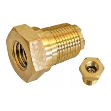 Imagem de Válvula P/Botijão Gás P13-13kg 1/2 Npt Ext X 5/8 Unc Int