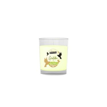 Imagem de Vela Perfumada de Vidro 100g "Gratidão" - Aroma Floral Artesanal - Tro