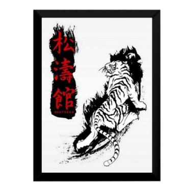 Imagem de Quadro Karate Shotokan Tigre Decoração Academia Dojo - Fanarte