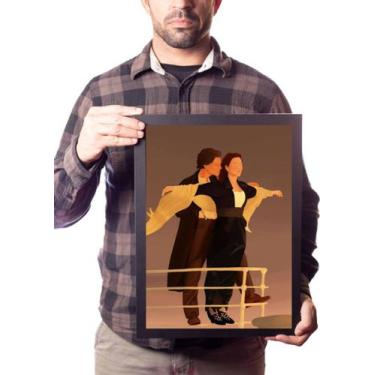 Imagem de Quadro Filme Titanic Arte Simplista Decoração - Fanarte