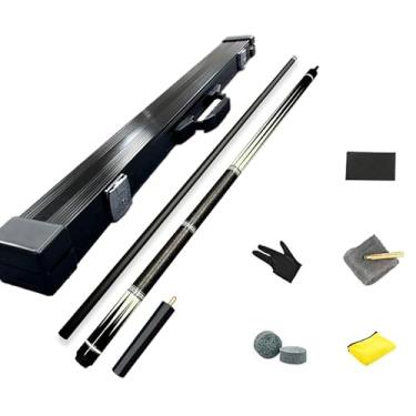 Imagem de Taco de Sinuca Profissional CQBXRD - 1/2 Taco de Bilhar de Carbono, 147 cm (58 pol.), Cabeça 10,2/11,5/13 mm, Boa Construção/Montagem Perfeita (Tacos de bilhar e acessórios+ barril box C, 11.5mm)