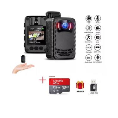 Imagem de Câmera Action Esportiva Para Ciclista Bike Capacete N9 128g Filmagem F