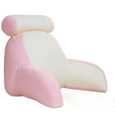 Imagem de Almofada de apoio lombar multifuncional- suporte de leitura confortável(Rosa)