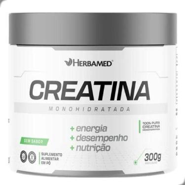 Imagem de Creatina Monohidratada 100% Pura Micronizada 300g Herbamed, Natural