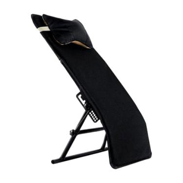 Imagem de UGPLM Almofada para banco traseiro de bicicleta elétrica, encosto dobrável, acessórios oxford, assento reclinável, espreguiçadeira traseira deliveryman, Preto