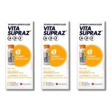 Imagem de Vita Supraz Vitaminas A, D e E Nutrição e Restauração da Pele kit3 - u