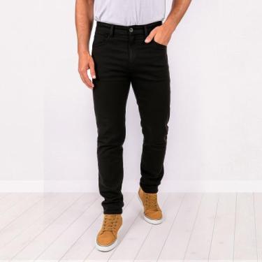 Imagem de Calça Jeans C/ Lycra Elastano Masculina Tradicional Básica - CIA MM, P