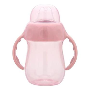 Imagem de Copo de Treinamento Buba com Alça e Bico de Silicone Rosa 160ml
