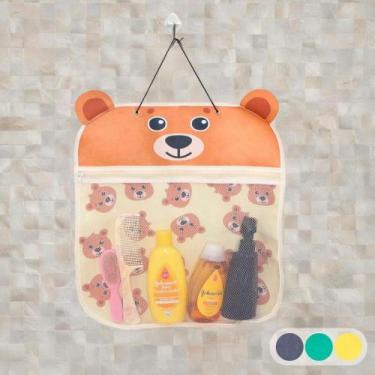 Imagem de Rede Saco Organizador de Brinquedos de Bebê Criança Infantil para Banh