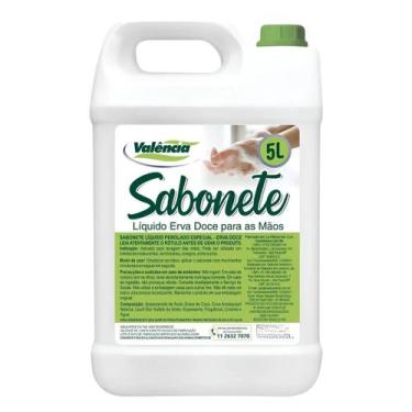 Imagem de Sabonete Líquido Erva Doce Para Mãos Valência 5 Litros