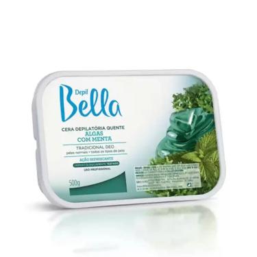 Imagem de Cera Depilatória Algas com Menta Depil Bella 500G