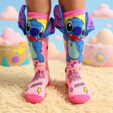 Imagem de Meias 3D Infantil Maluca Divertida Personagens oi - NoBrand, Stite Dan