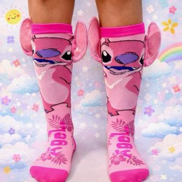 Imagem de Meias 3D Infantil Maluca Divertida Personagens oi - Angel Stite, Angel