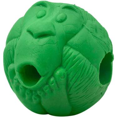 Imagem de Bola Macaquinho Pet Games com Dispenser de Ração ou Petisco Verde - Tam. M