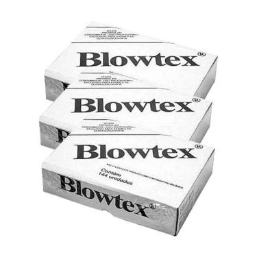 Imagem de Kit 3 Preservativos Blowtex Não Lubrificado 144 Unidades