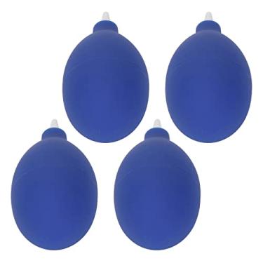 Imagem de Bola Sopradora de Poeira Azul 4 Unidades, Bomba de Bola de Apertar, Espanador de Ar, Bola de Borracha, Espanador de Ar Portátil para Lente, Telefone, Azul, Outra Mão, Ar Comprimido