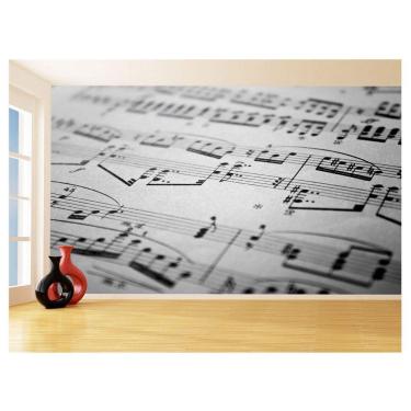 Imagem de Papel De Parede Musica Partituras Nota Musical 3,5M Mus84