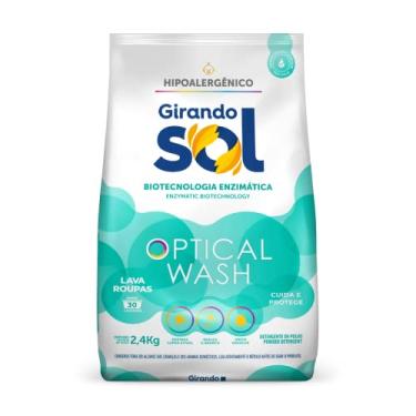 Imagem de Girando Sol Lava Roupas Em Pó Hipoalergênico 2 4Kg