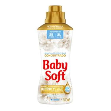 Imagem de Amaciante Concentrado Baby Soft Pureza e Delicadeza 500ml - Rende 25 L