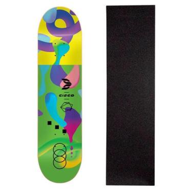 Imagem de Shape Cisco Skate Fiber Decks Neon Green 8.125