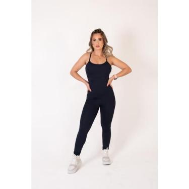 Imagem de Macacão Empoderada Feminino KB MODAS - KB moda fitness, Preto, P