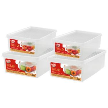 Imagem de Organizador Geladeira 2un M+ 2un G Ordene Saladas Hortaliças