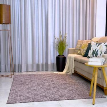 Imagem de TAPETE SALA 100x150, 200x150, 200x250 ATLANTA PELO BAIXO MODERNO LUXO (TIJOLINHO - MARROM ESCURO, 200X150)
