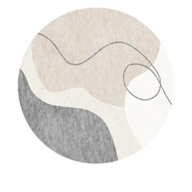 Imagem de Tapete redondo de veludo de cristal fácil de cuidar para quarto, cama, cobertor, sofá, mesa de centro, decoração para casa, SJR, 4,160 cm, 63 polegadas