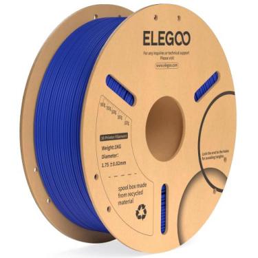 Imagem de Filamento PLA+ ELEGOO 1,75mm - Azul Escuro - 1kg