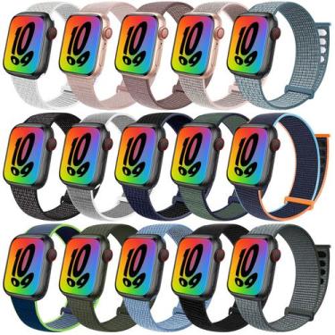 Imagem de Pulseira de Relógio GZ GZHISY Sport Loop Nylon - Pacote com 15 Unidade