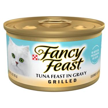 Imagem de Comida úmida para gatos Purina Fancy Feast Tuna Feast 85g (pacote com 24)