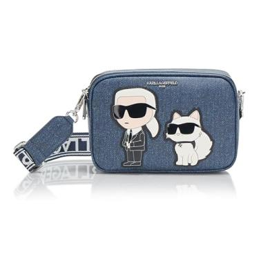 Imagem de KARL LAGERFELD Bolsa tiracolo Maybelle para celular, Jeans, Medium