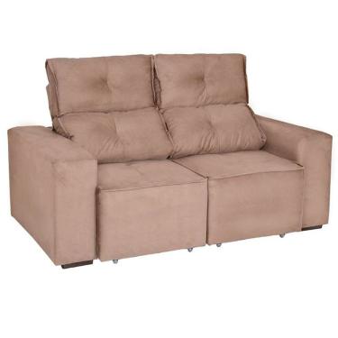 Imagem de Estofado Adapt 2 Lugares Retrátil E Reclinável Espuma D23 Paraná Marrom