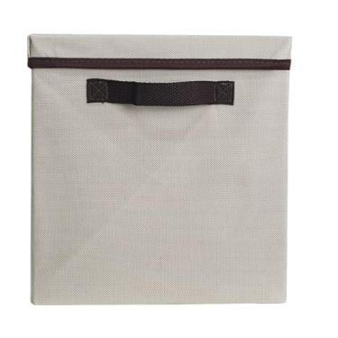 Imagem de Caixa Organizadora com Tampa, 28 x 28 x 30 cm, Desmontável, EM TNT Capacidade 25 kg