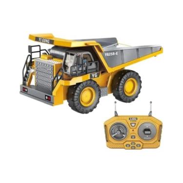 Imagem de Caminhão Caçamba de Controle Remoto, Carrinho com Bateria Recarregável, Máquinas de COnstrução