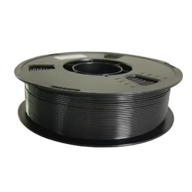Imagem de PLA 3D Filamento de impressora 1,75 mm Premium Strong Bonding Sem Tangling de alto desempenho Filamento de impressão 3D para profissionais para iniciantes 330m Pure Color (Preto)