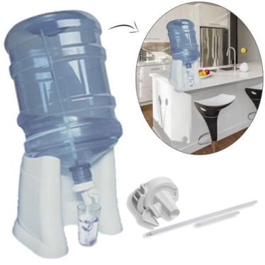 Imagem de Suporte Para Galão Garrafão De Agua Mineral 10 E 20 Litros Com Torneir