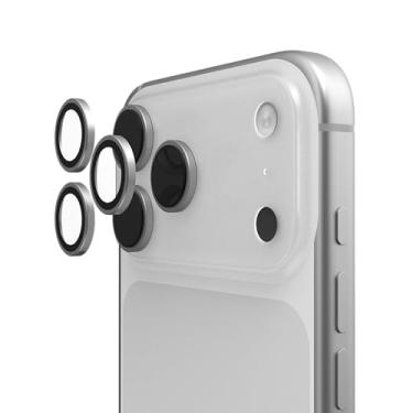 Imagem de URBAN ARMOR GEAR UAG projetado para iPhone 17 Pro 6,3 polegadas e iPhone 17 Pro Max 6,9 polegadas Len Shield protetor de lente de câmera, anti-impressão digital, anel de liga de titânio individual