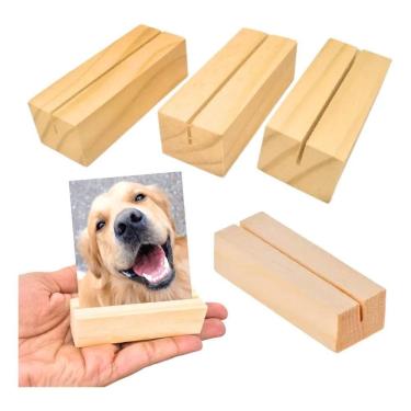 Imagem de 2X Kit 10 Suporte Porta Retrato Foto Polaroid Enfeite Decora