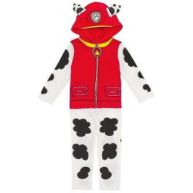 Imagem de Nickelodeon Paw Patrol Marshall Toddler Boys' Costume Coverall with Hood (3T)