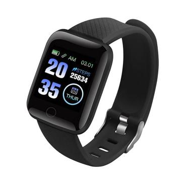 Imagem de Smartwatch Relógio Android Ios Preto Smart Bracelet