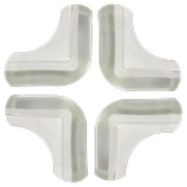 Imagem de Protetor De Quina Para Uso Em Móveis Quadrados 04Pçs - Casa Do Bricole