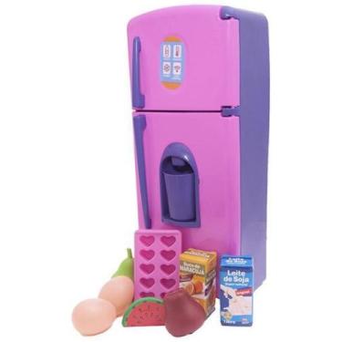 Imagem de Kit Infantil Forma Fue Geladeira Fogão Microondas Panela 32P - Altimar