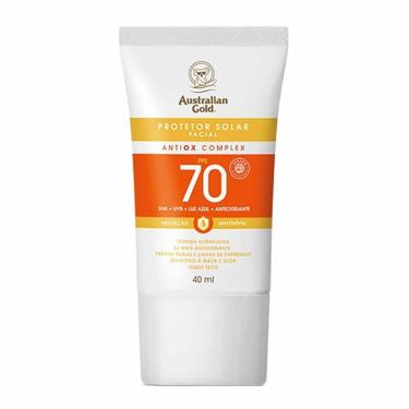 Imagem de Protetor Solar Facial Australian Gold Antiox Complex Ultra Fluido FPS 70 40ml-Unissex