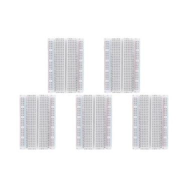 Imagem de Mini Protoboard Sem Solda 1-10 Peças 400 Pontos De Conexão Universal D