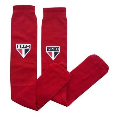 Imagem de Meião Infantil Campo São Paulo Vermelho Oficial - Revedor, M