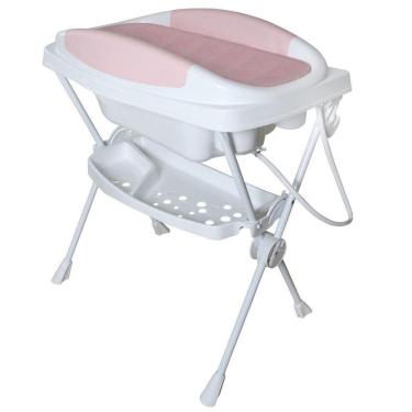 Imagem de Banheira para Bebe Galzerano Premium Plastica Rosa