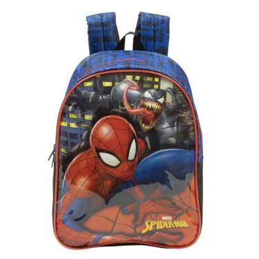 Imagem de Mochila de Costas Homem Aranha 16 Infantil Spider Man X2 AZUL