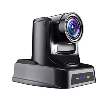 Imagem de SMTAV Câmera NDI PTZ, zoom 20x + 16x, câmera de transmissão ao vivo com HDMI, saídas 3G-SDI e IP, NDI HX 4.6, para igreja, conferência, ensino, esportes eletrônicos e mais (20X, cinza espacial)