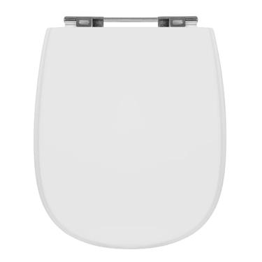Imagem de Assento Sanitário Icasa Sabatini Tabua Retangular Branco Mdf Sicmol